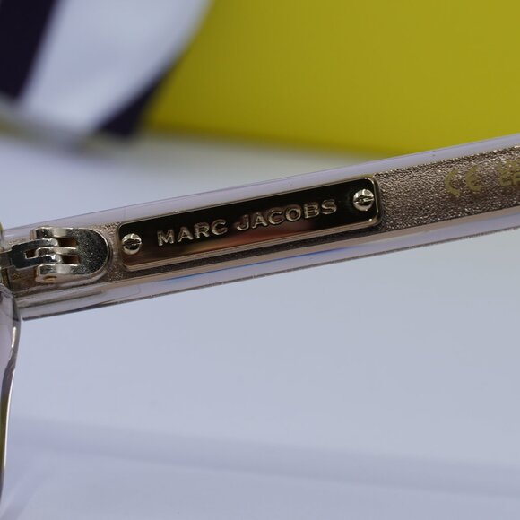 Marc Jacobs MJ 1077 010A 00 Geometric Eyeglasses 51mm – Transparent Beige - Picture 8 of 11